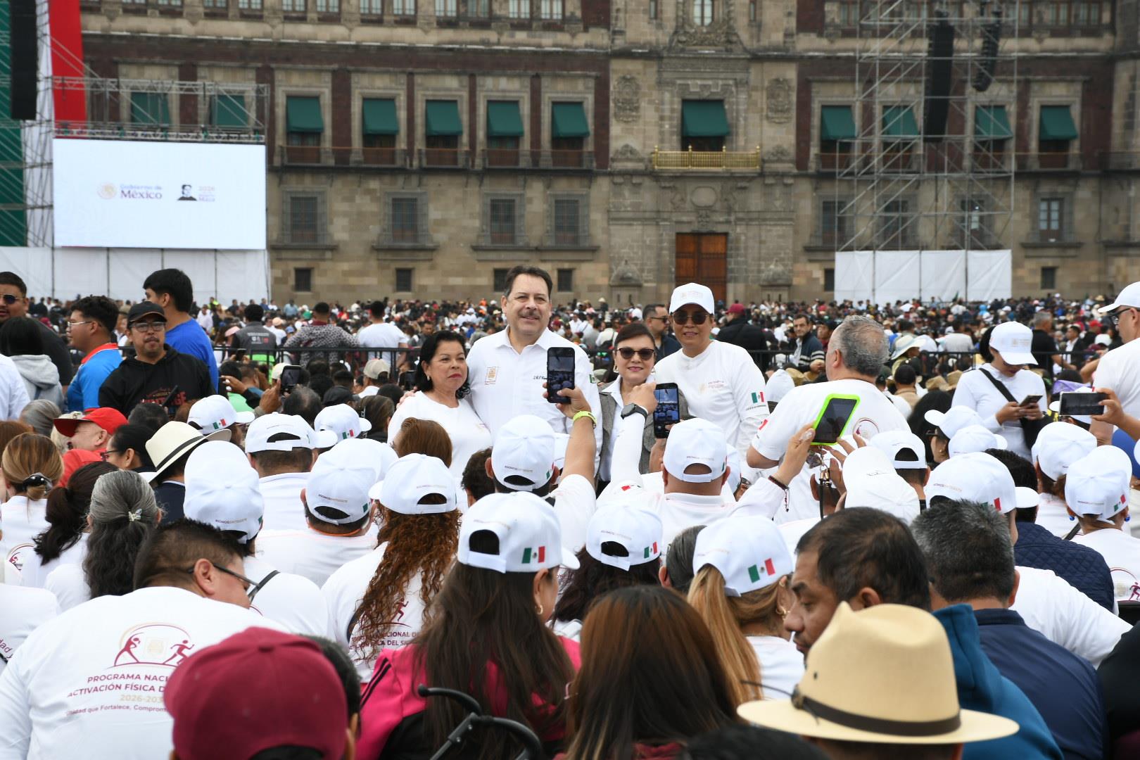 Asamblea informativa de la presidenta Claudia Sheinbaum Pardo en el Zócalo de la Ciudad de México 